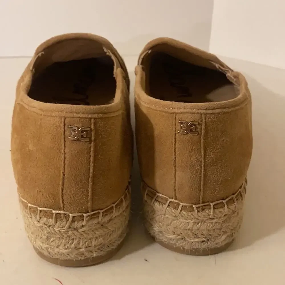 NWOT SAM EDELMAN woven boho platform espadrilles 10.5